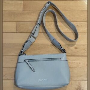 Calvin Klein Soft Gray Crossbody Bag